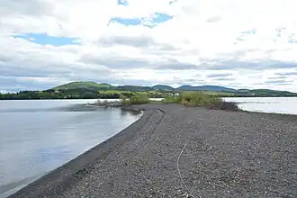 La pointe fine sur le Lac Matapédia