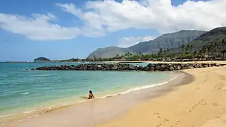Plage à Oahu