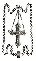 Croix d'une chaîne ayant appartenu à Anna Jagiellon.