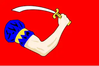 Drapeau de la marine militaire de la république des deux nations