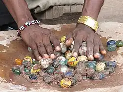 Polissage des perles