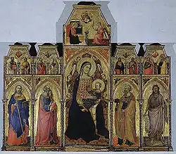 Polyptyque de Taddeo Gaddi.