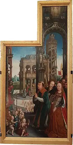 Les saints(volet mobile)