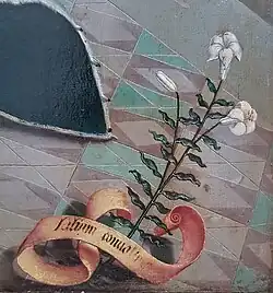 Le lis, symbole de la virginité de Marie