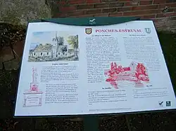 Panneau d'informations.