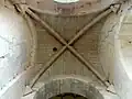 Chapelle du sud, voûte.
