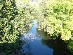 La Douffine en amont du Pont-Neuf.