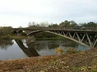 Le pont Boutiron depuis la rive droite en 2013.