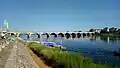 Le pont Cessart vu depuis la berge