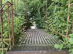 Partie haute du toit.