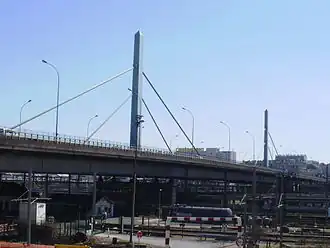 Pont Masséna au-dessus des voies ferrées de la gare d'Austerlitz