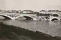 Pont Wilson détruit par les Allemands en 1944