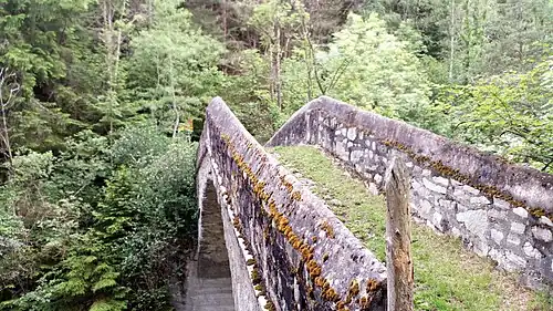 Le pont de Riva sur la Borgne.