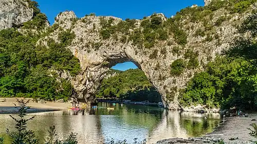 Le Pont d'Arc, dans les Gorges de l'Ardèche