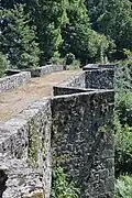Le pont depuis la rive droite de la Vèbre