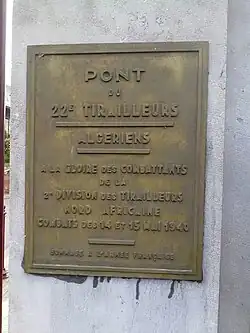 Souvenirs du combat des soldats algériens en mai 1940.