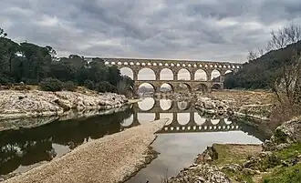 Le Pont du Gard (France), Ier&nbsp;siècle.