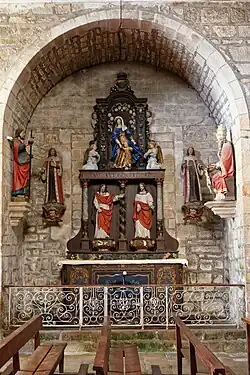 Retable de saint Crépin et saint Crépinien (4e&nbsp;quart du XVIIe&nbsp;siècle).