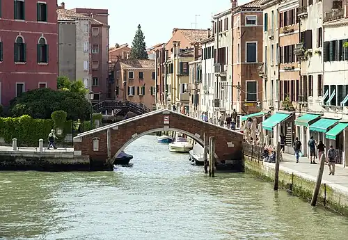 Ponte del Pagan sur le rio dei Tre Ponti