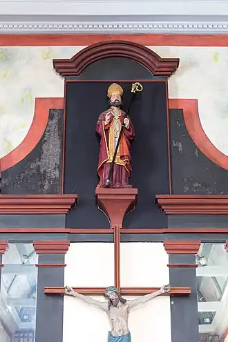 Chapelle Saint-Ivy de la Congrégation : statue de saint Ivy.