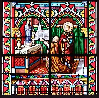 Casimir Wicart offre le projet de basilique à Notre-Dame.