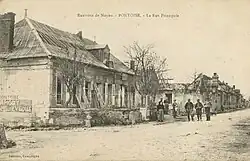 La Grande-Rue en reconstruction en 1925.