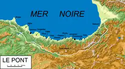 Carte simplifiée du Pont