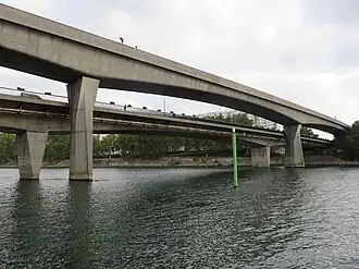 Le viaduc vu depuis Asnières..