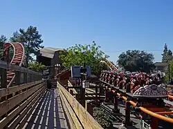 Train sur une voie de garage.