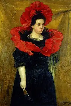 Olga Prakhova déguisée (1897-1898, Musée national de Lviv)