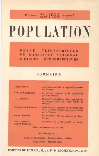 Image illustrative de l’article Population (revue)