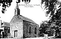 La nouvelle chapelle de Porcaro, place de l'église, au début du XXe&nbsp;siècle (carte postale).