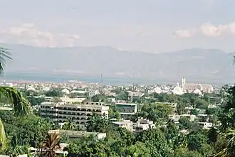 Port-au-Prince, vu de l'Ouest.