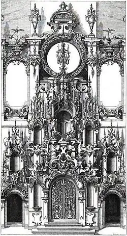 Portail composite (pl. 196-197).