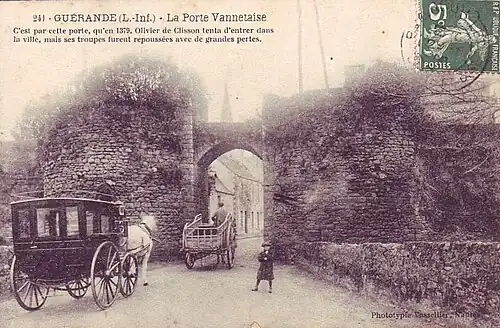 Porte Vannetaise vers le début du XXe&nbsp;siècle.