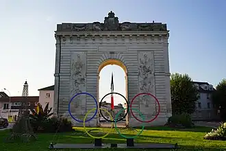 Mise aux couleurs des JO de Paris.
