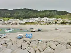 Le village de Porto de Bares vu de la jetée