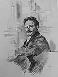 Porträt Heinrich Grünfeld&nbsp;(en), Paris 1907
