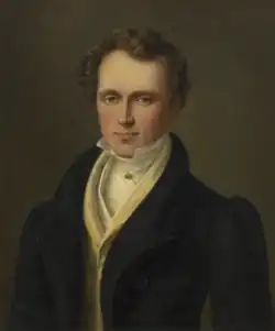 Portrait d'Alphonse (1827), huile sur toile, 58&nbsp;×&nbsp;50&nbsp;cm, localisation inconnue.