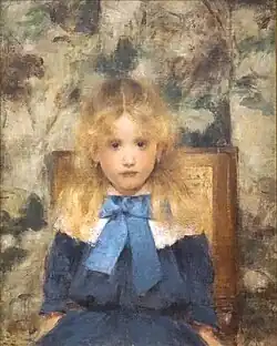 Portrait de Mademoiselle Van der Hecht, 1883Musées royaux des Beaux-Arts de Belgique.