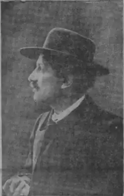 Portrait de profil gauche de Déodat de Séverac