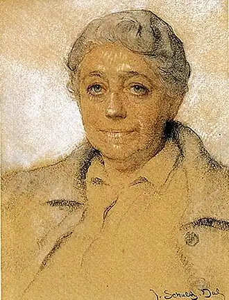 Portrait de Fernande Sadler, vers 1930.