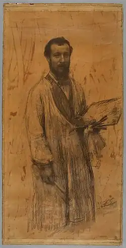 Portrait de Louis Guingot par Emile Friant, collection du Musée de l'Ecole de Nancy