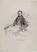Portrait de Miklos Szirmay, 1832. Musée Carnavalet, Paris.