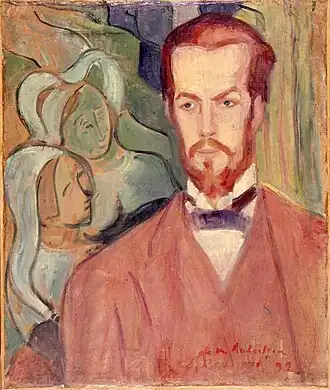 Émile Bernard, Portrait du peintre Eric Forbes-Robertson, 1892.