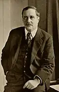 L'écrivain britannique H. G. Wells, au début des années 1920.