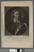 Portrait d'Oliver Cromwell.