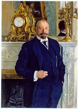 Son portrait par Boris Koustodiev, Galerie Tretiakov.