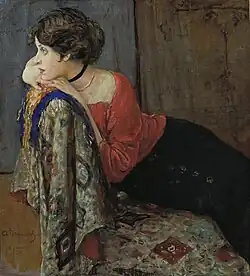 Portrait de T. Trofimova, 1915.