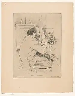 Loÿs Delteil : Portait de Paul Renouard, 1897